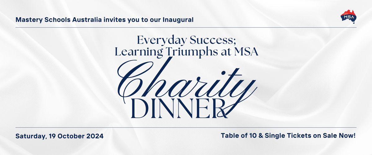 MSA's Inaugural Charity Dinner | Gold Coast | October 19