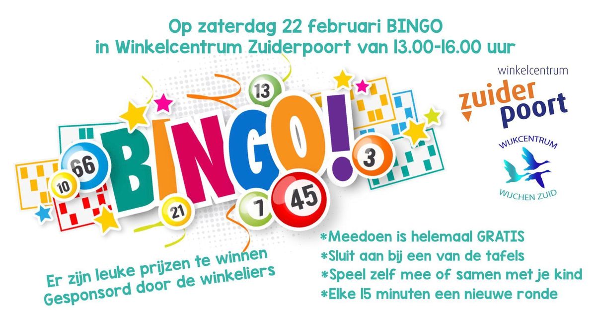 Bingo in Zuiderpoort