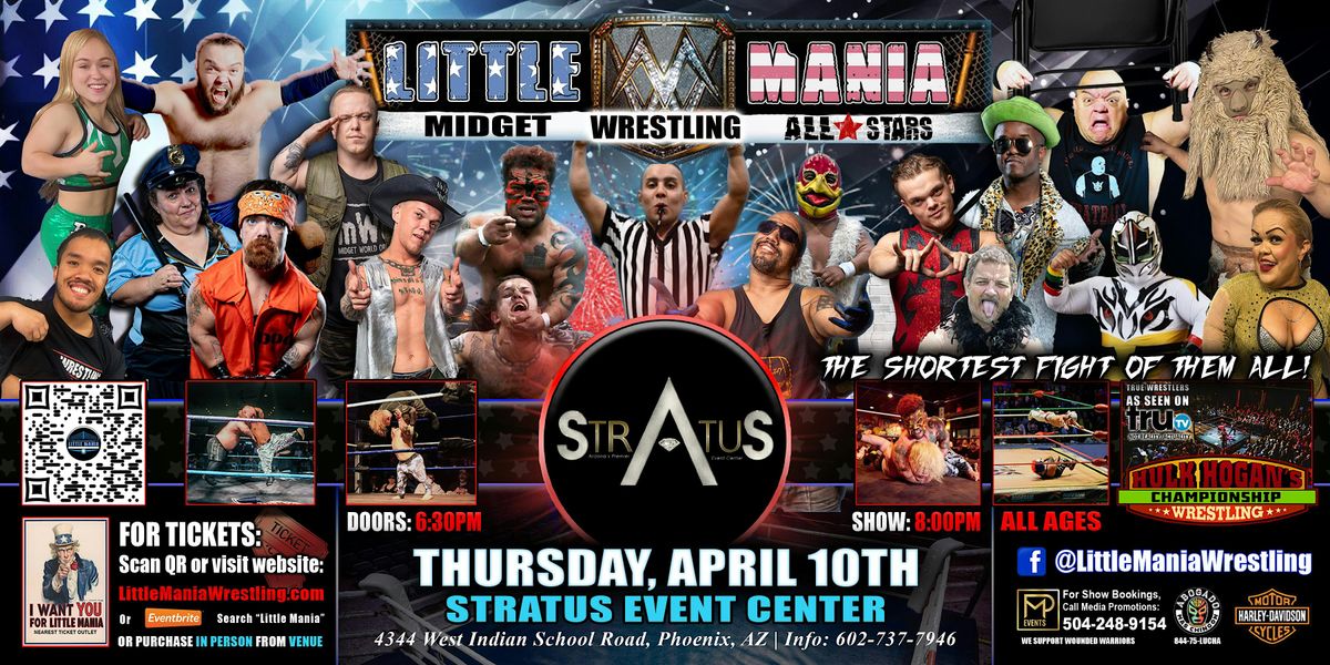 Phoenix, AZ - Little Mania Midget Wrestling @ Stratus Event Center