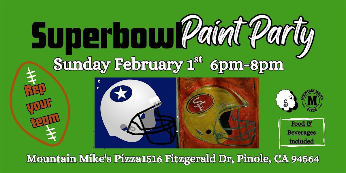 Superbowl Paint Party