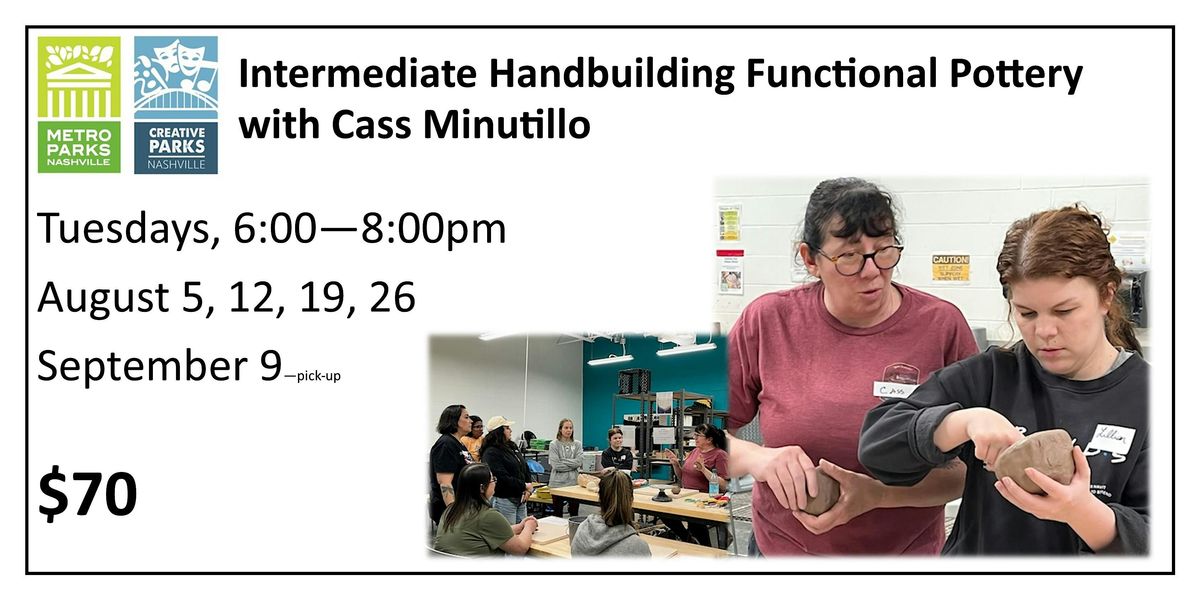 Intermediate Handbuilding Functional Pottery