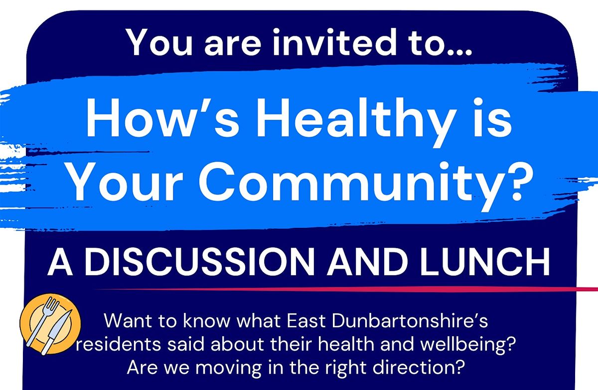 Lunch & Discussion at Milngavie Town Hall