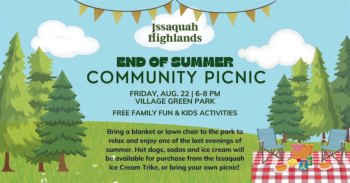 End of Summer Community Picnic