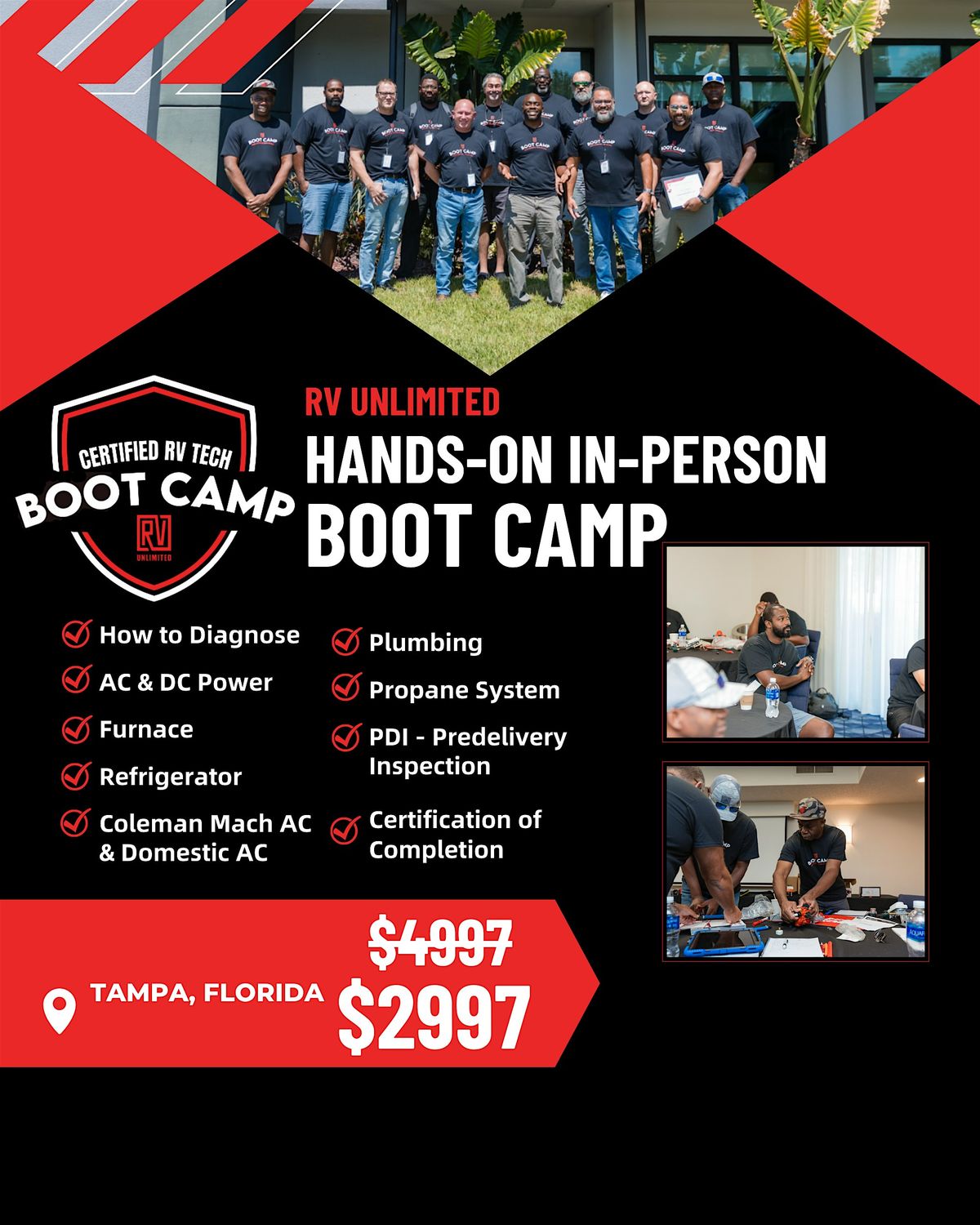 Rv Tech Hands-on Training| In-Person Boot Camp