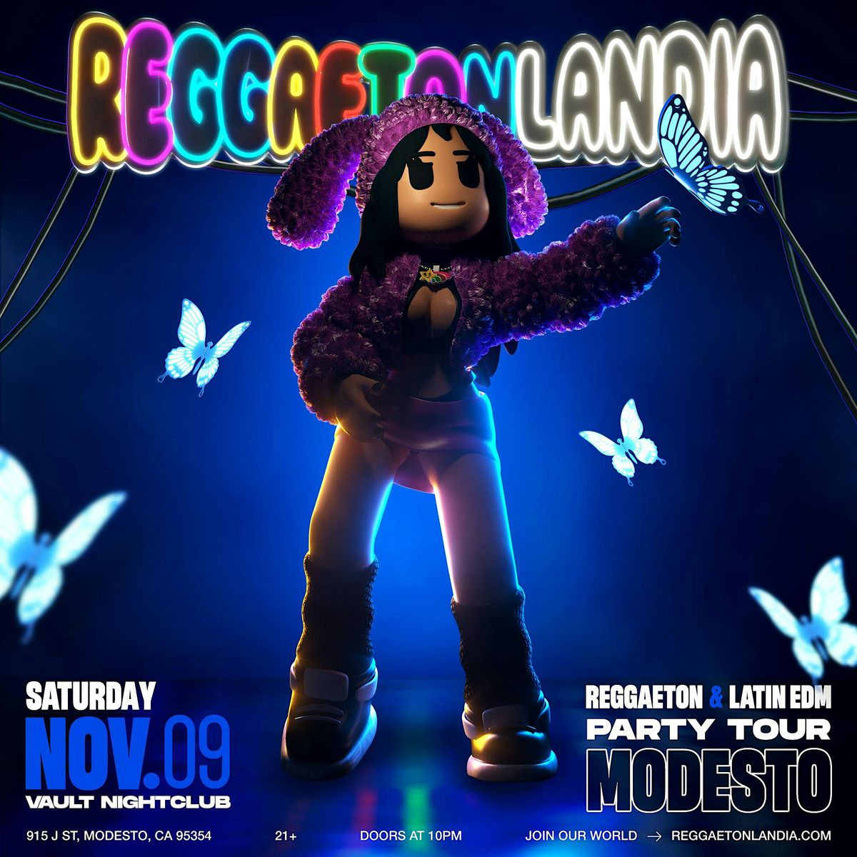 REGGAETONLANDIA, Modesto (21+)