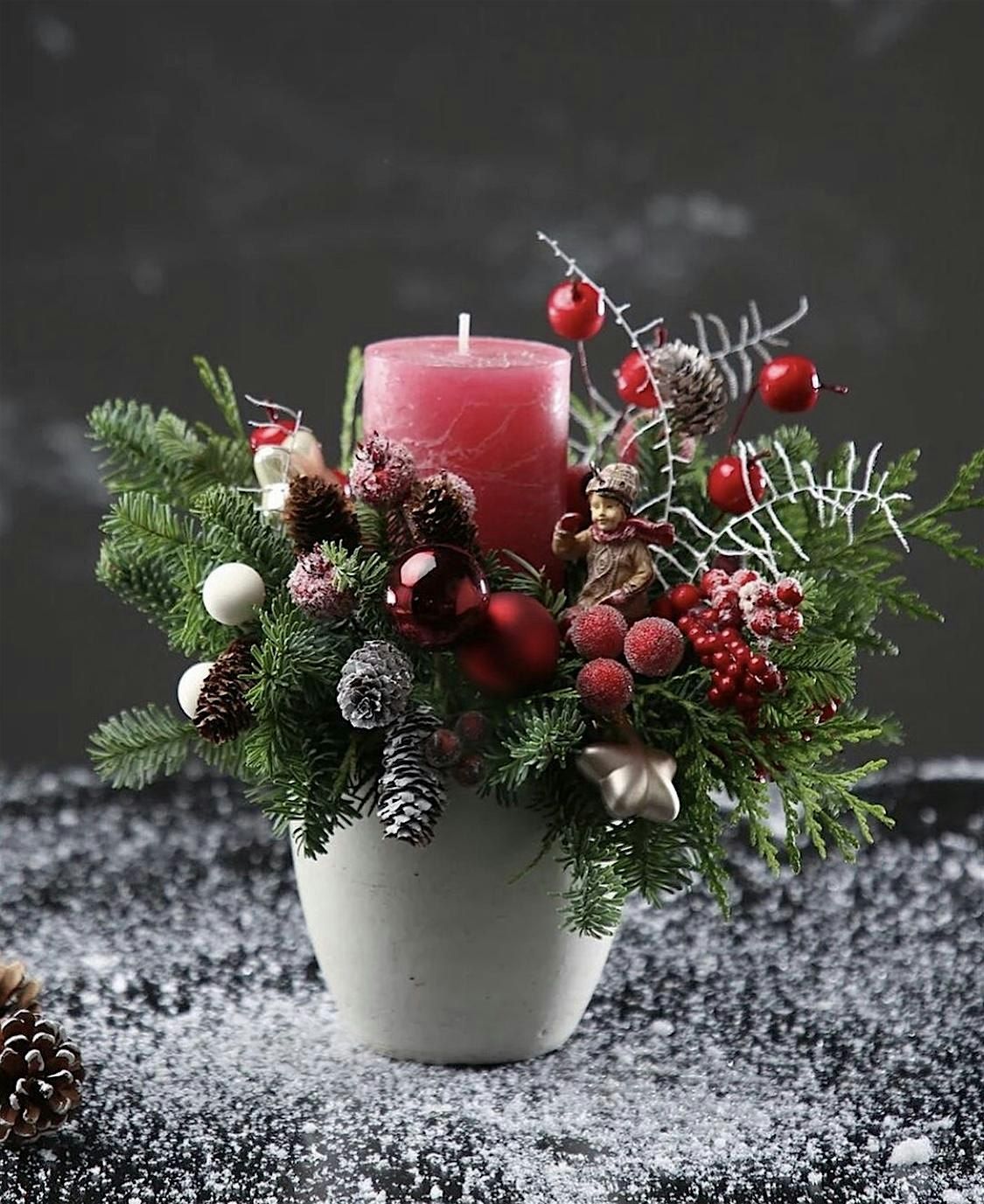 DIY Holiday Trendy Centerpiece| Flower Aura by Natasha (Calgary)