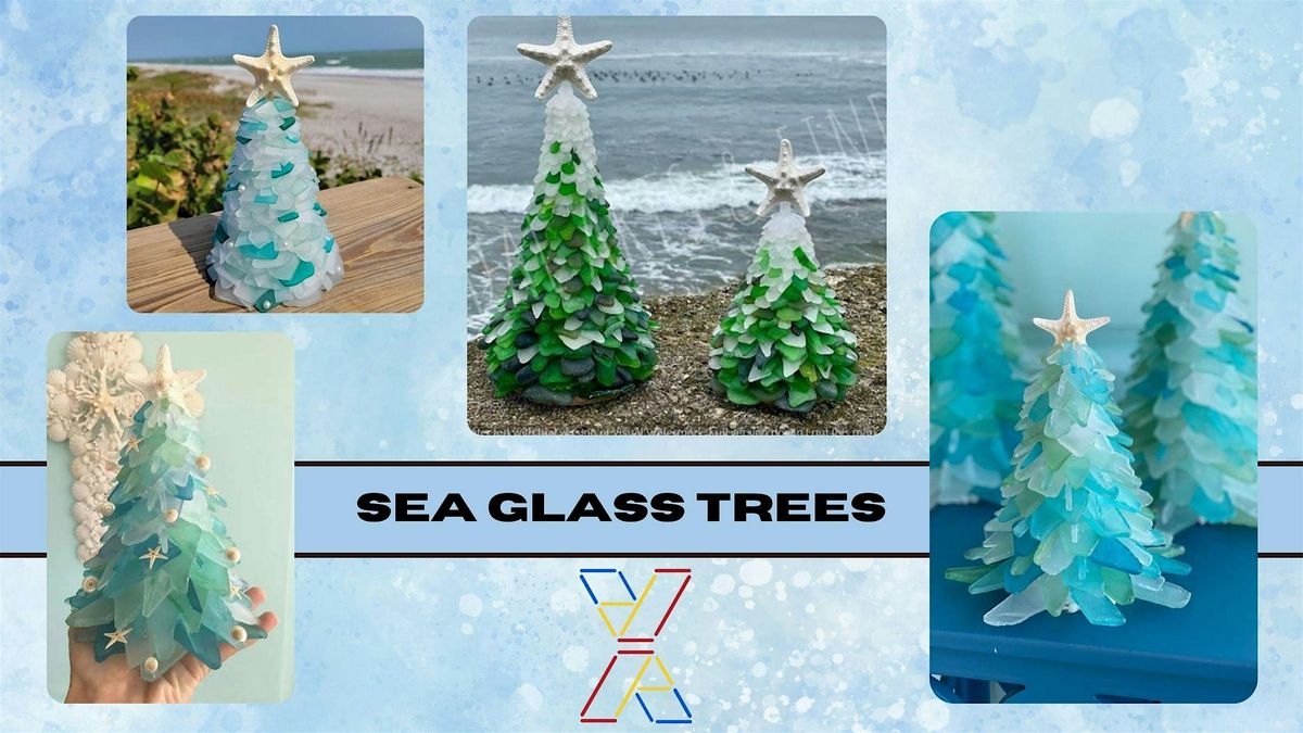 Sea Glass Winter Trees