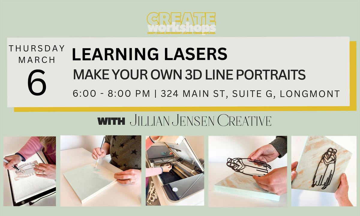 LEARNING LASERS: Make your own 3D line portraits