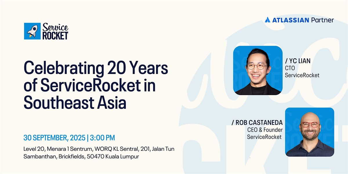 Celebrating 20 Years of ServiceRocket in Southeast Asia
