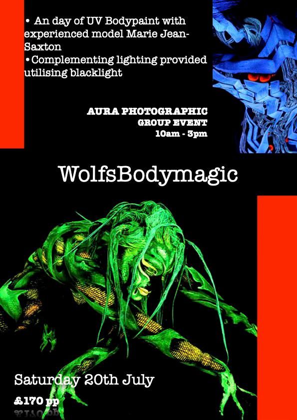 UV Blacklight Bodypaint with WolfsBodyMagic 