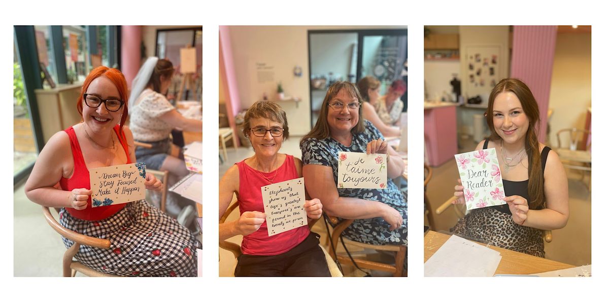 Calligraphy & Watercolour workshop