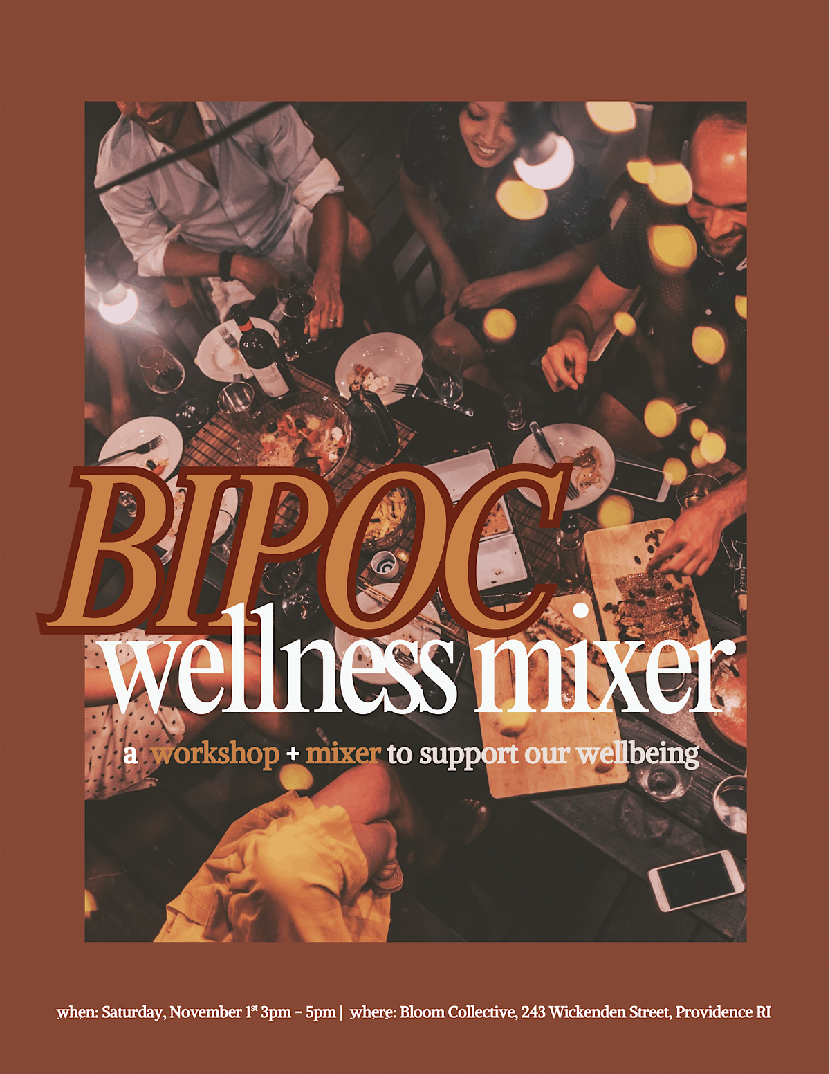 BIPOC Wellness Workshop + Mixer
