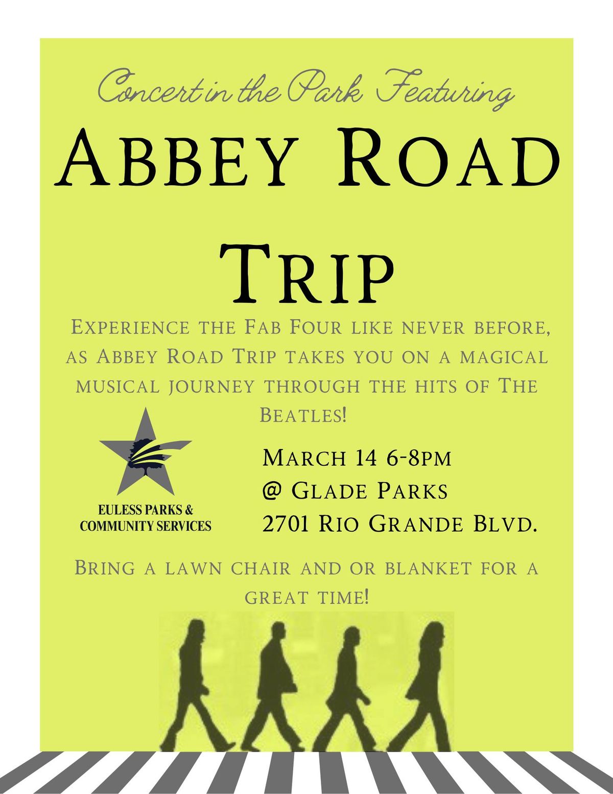 Concert in the Park - Abbey Road Trip