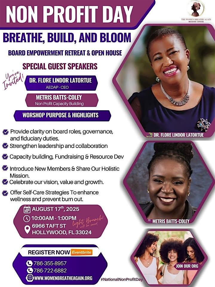 WBAHC\/Non-Profit Board Empowerment Retreat & Open House