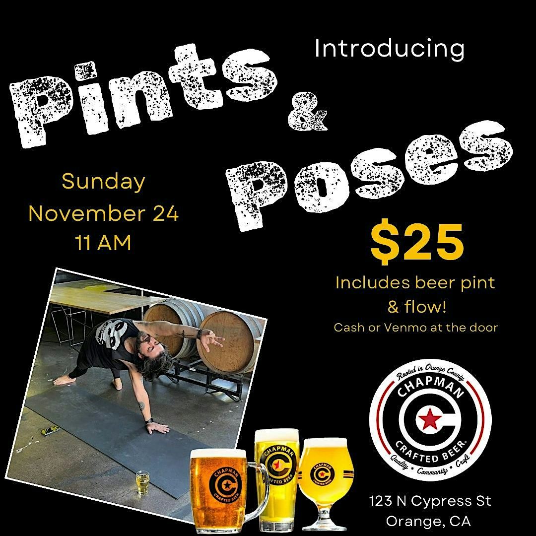 Pints & Poses Brewery Yoga