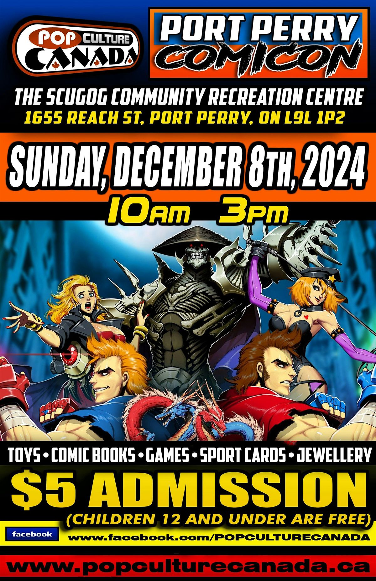 Port Perry  ComiCon : December 8th 2024  :  Comic Con