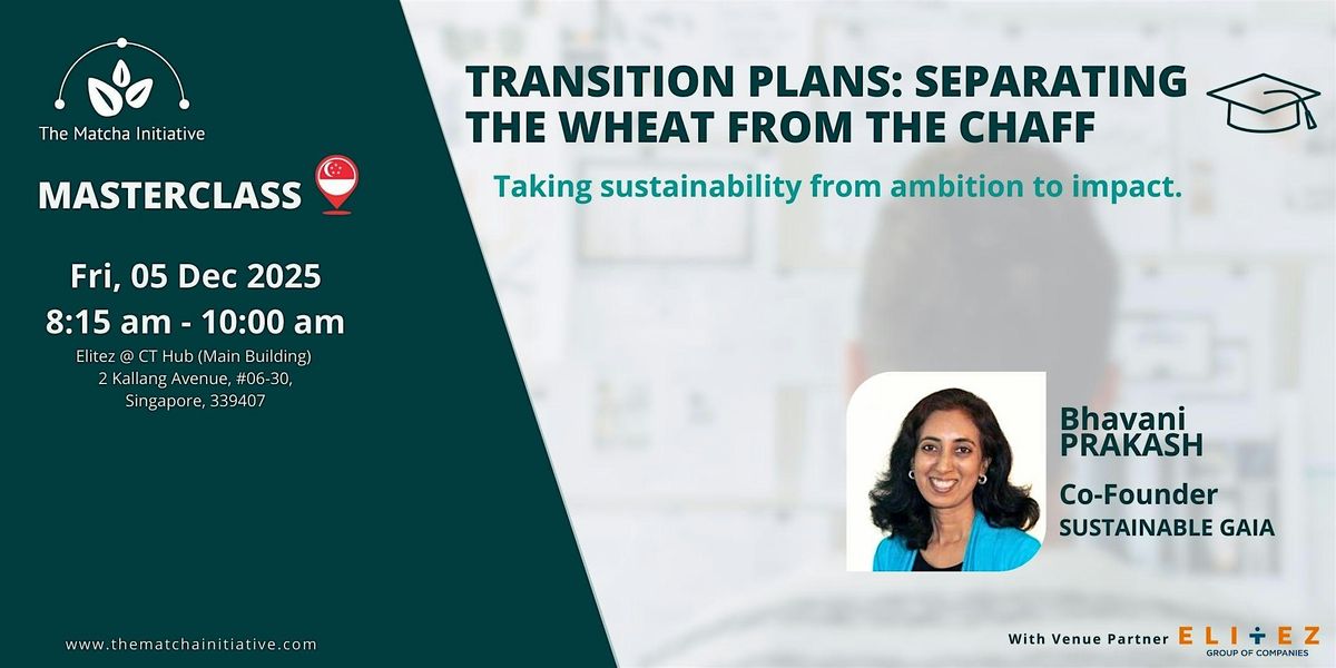 Transition Plans: Separating the Wheat from the Chaff