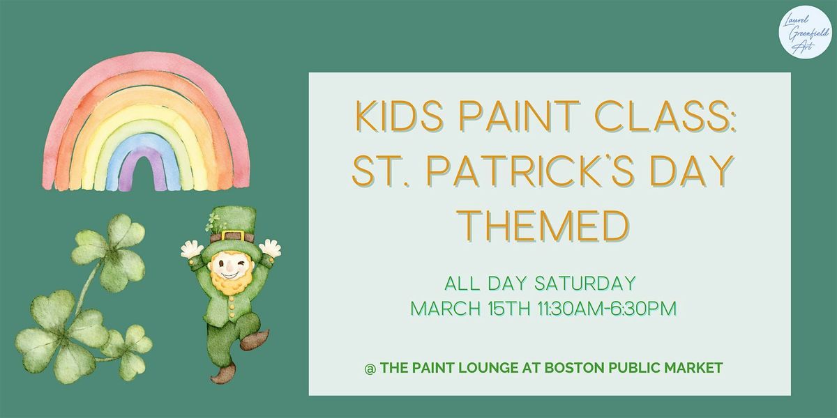 Kids Painting Class: St. Patrick's Day themed