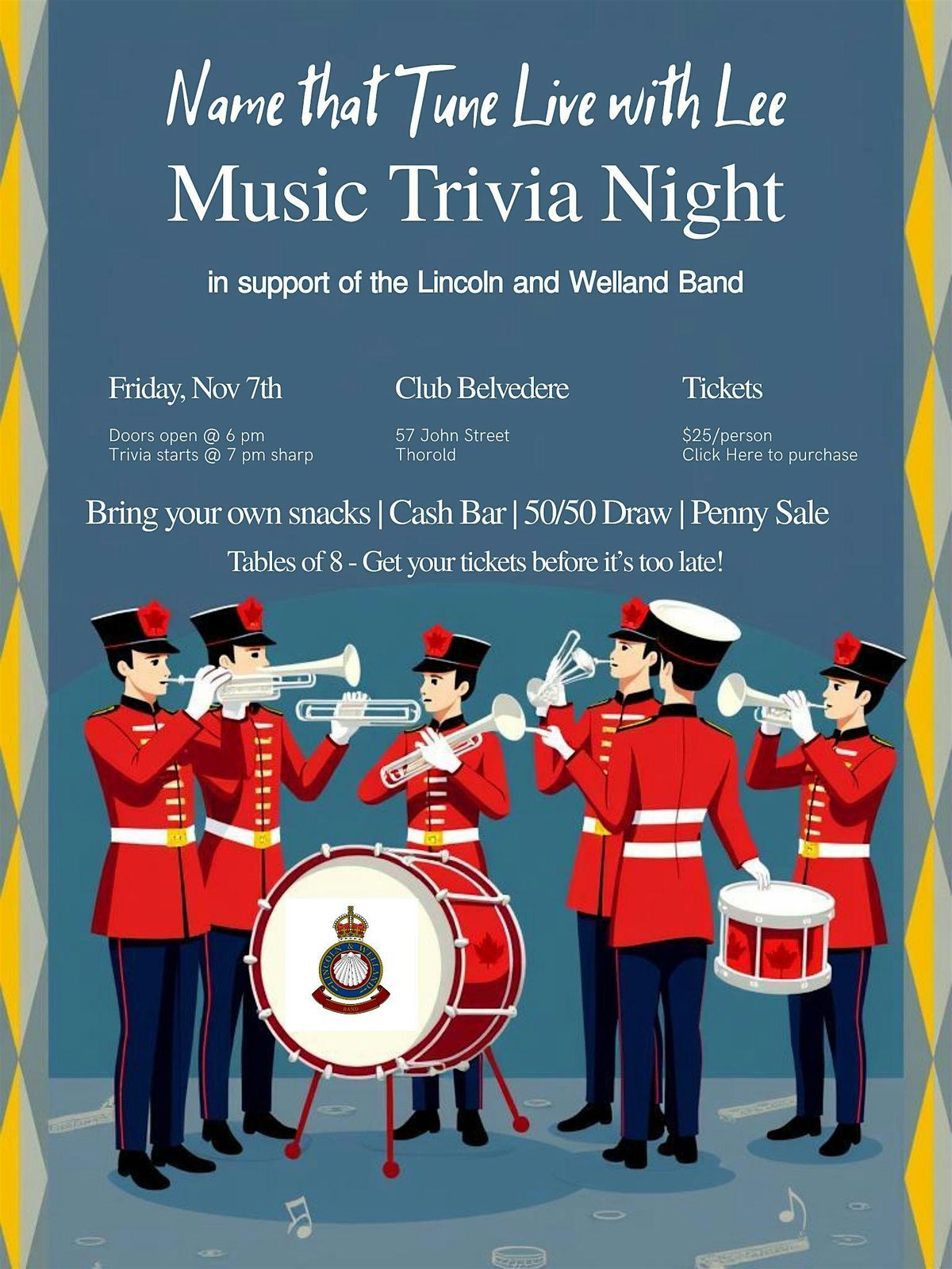 Niagara's Name That Tune with Lee - A Music Trivia Fundraiser