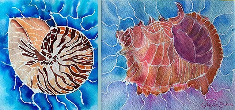 Shells in Watercolors with Phyllis Gubins