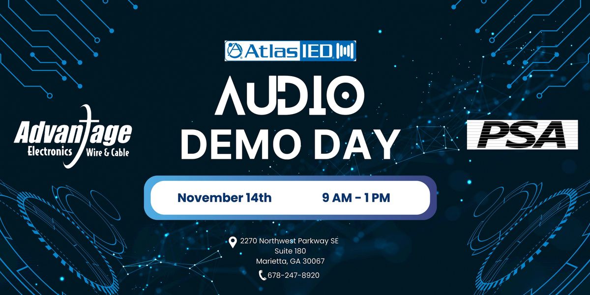 AtlasIED Audio Demo Day