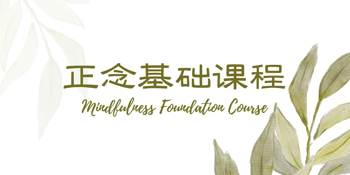 \u6b63\u5ff5\u57fa\u7840\u8bfe\u7a0b Mindfulness Foundation Course (CL) by Hsueh Ya Wen - MP2025114CMFC