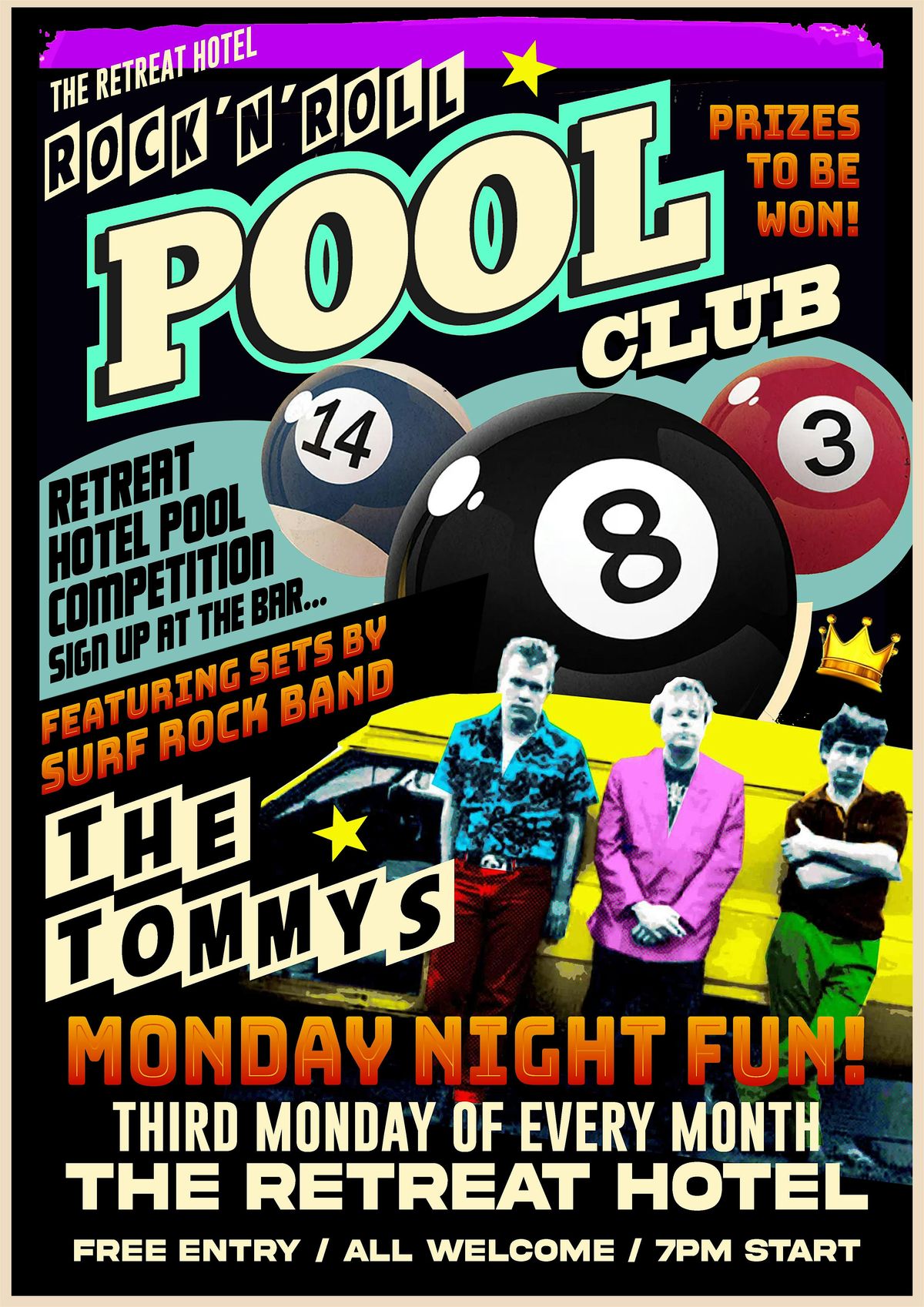 The Retreat Hotel  Rock'n'Roll Pool Club feat. The Tommys