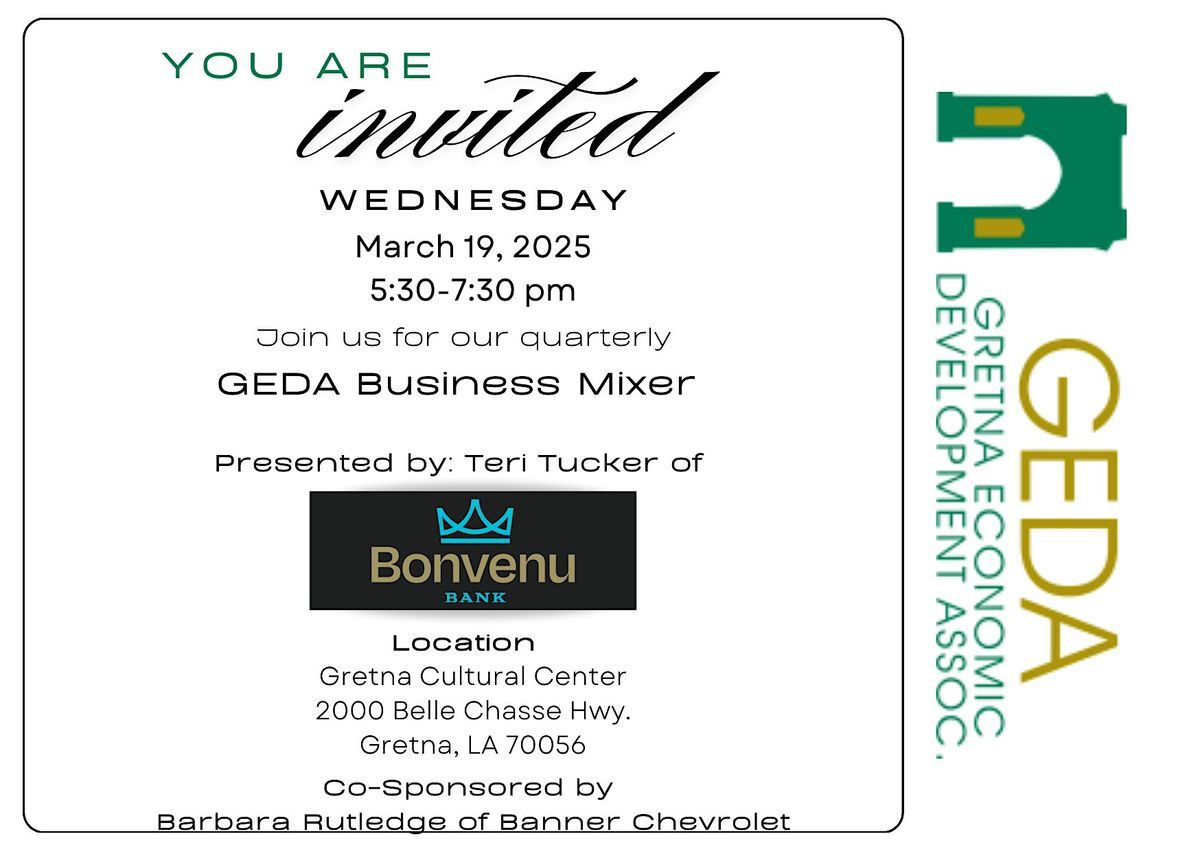 GEDA Quarterly Business Mixer