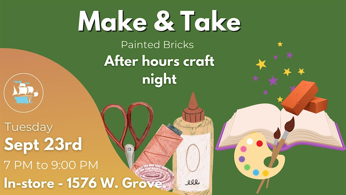 Make & Take Craft Night - Brick Painting