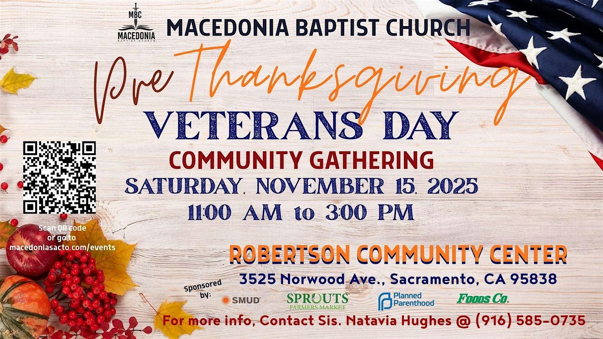 Pre Thanksgiving Veterans celebration