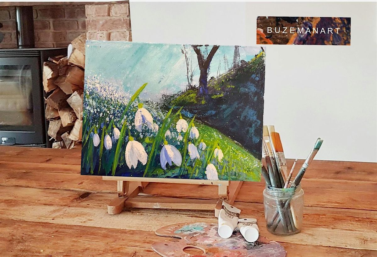 Painting workshop \u2018Snowdrops\u2019 @ The Painting Pot, Selby - all abilities