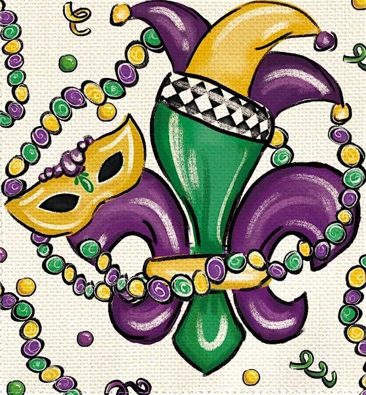 Mardi Gras Paint Night