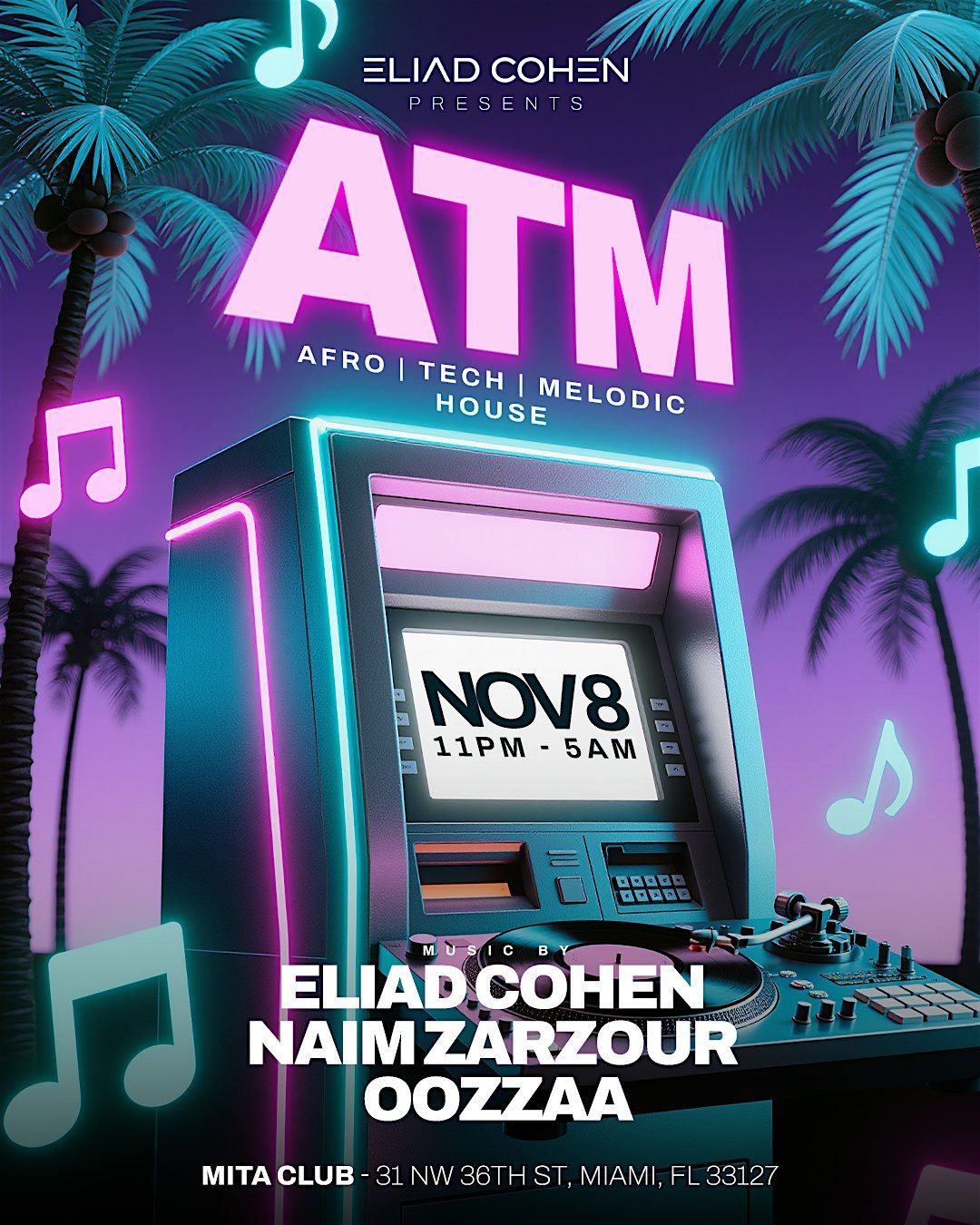 ATM - Afro | Tech | Melodic House  Miami