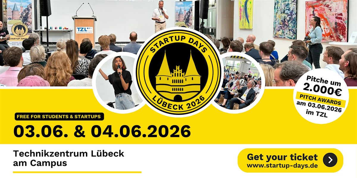 StartUp Days L\u00fcbeck 2026