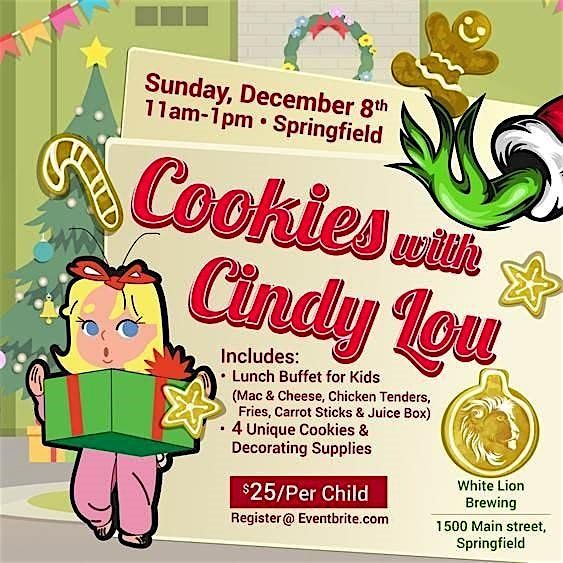 3rd Annual Kids Cookie Decorating with Cindy Lou Who!