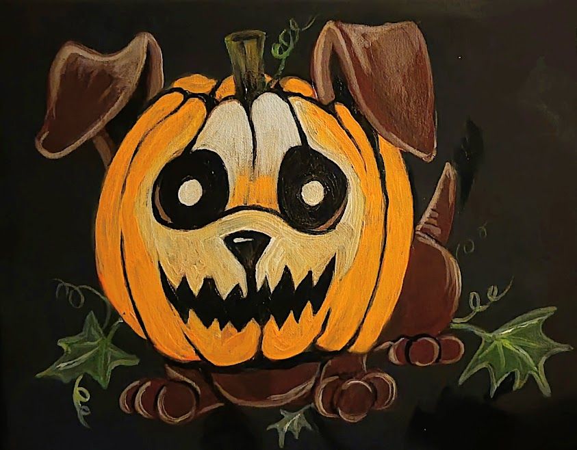 Pumpkin Puppy Paint Night Fundraiser