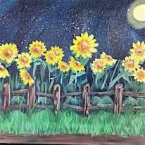 PAINT & SIP - Moon Flowers!