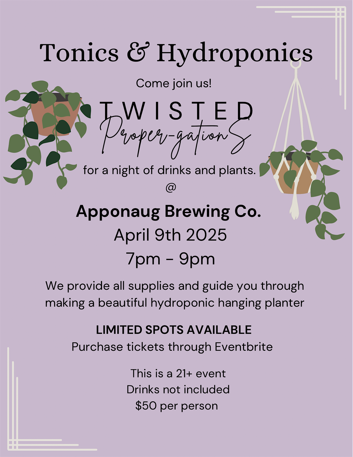 Tonics & Hydroponics