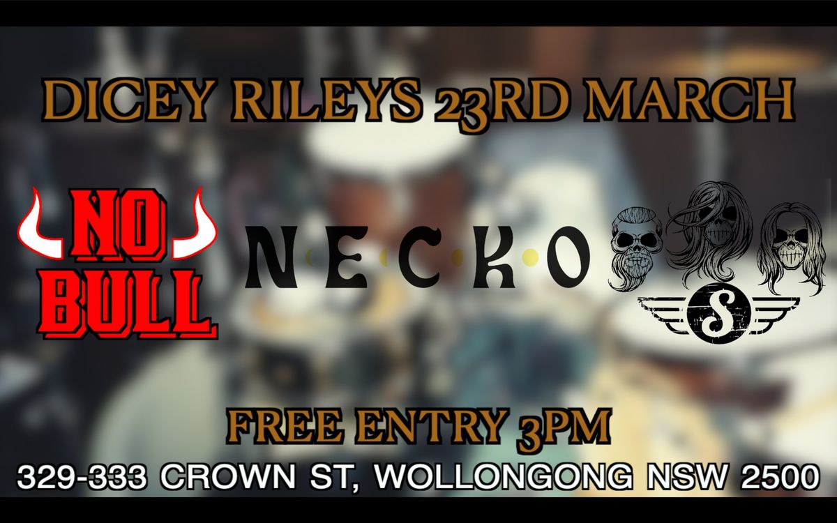 Dicey Rileys Presents: Necko, No Bull & Simple Stone