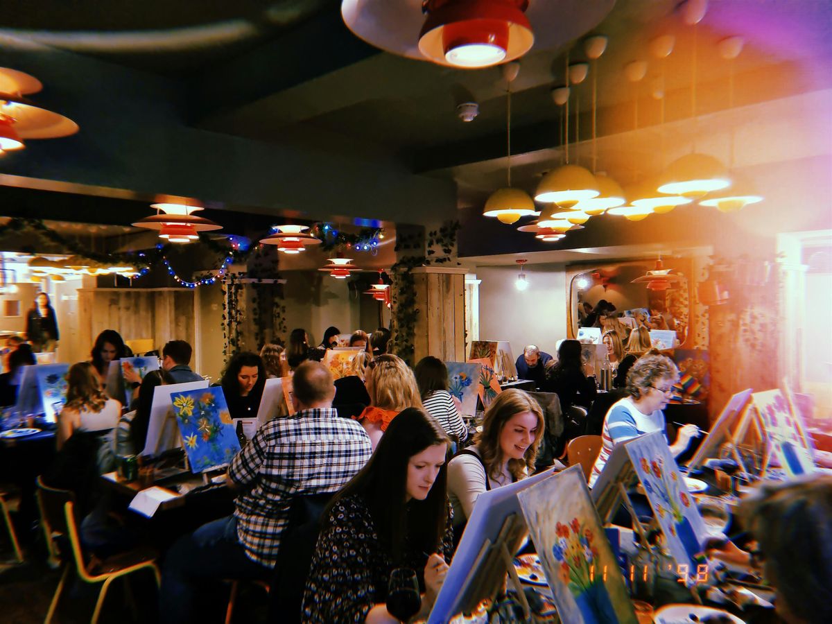 Boozy Brushes, Drag Upbeat Indie Harvest Moon Paint Party! Glasgow