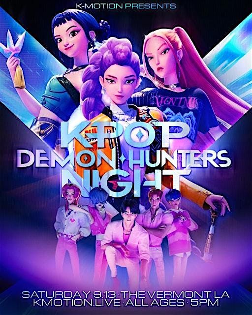 K-Motion presents  KPOP Demon Hunters Night