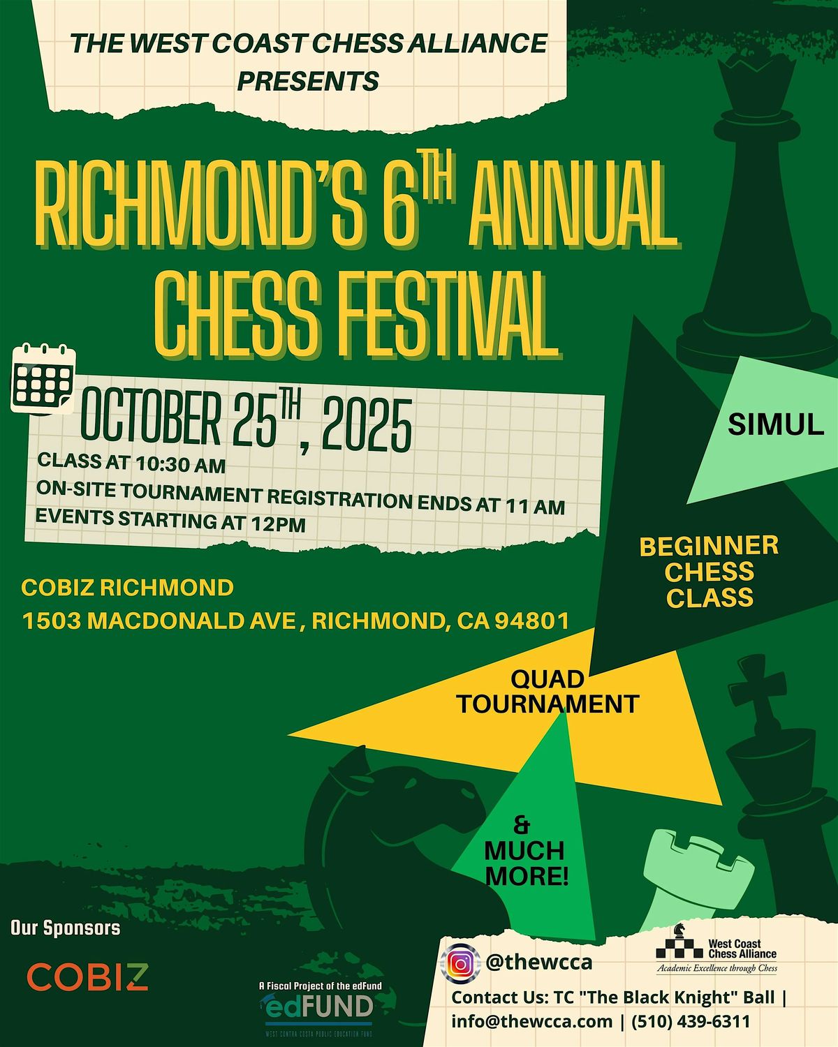 6th Annual Richmond Chess Festival