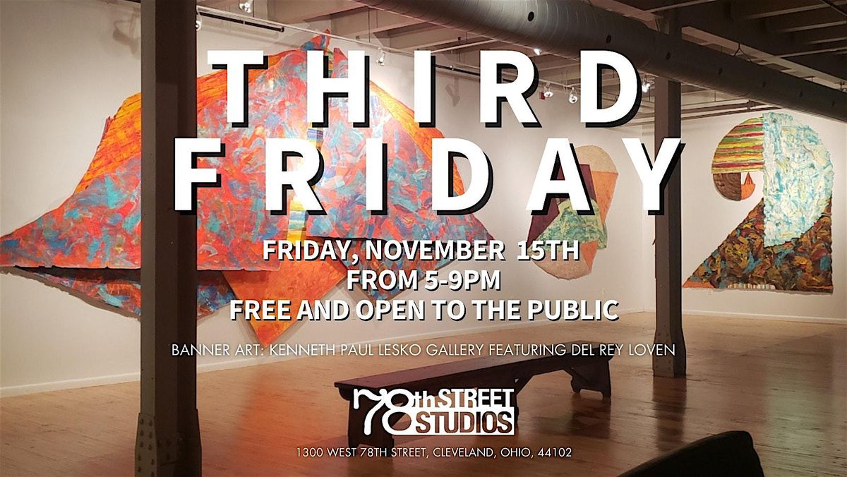 78th Street Studios November THIRD FRIDAY Art Walk