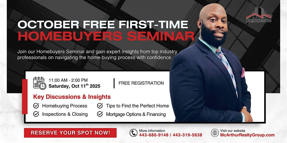 1st (First)  Time Home-buyer seminar