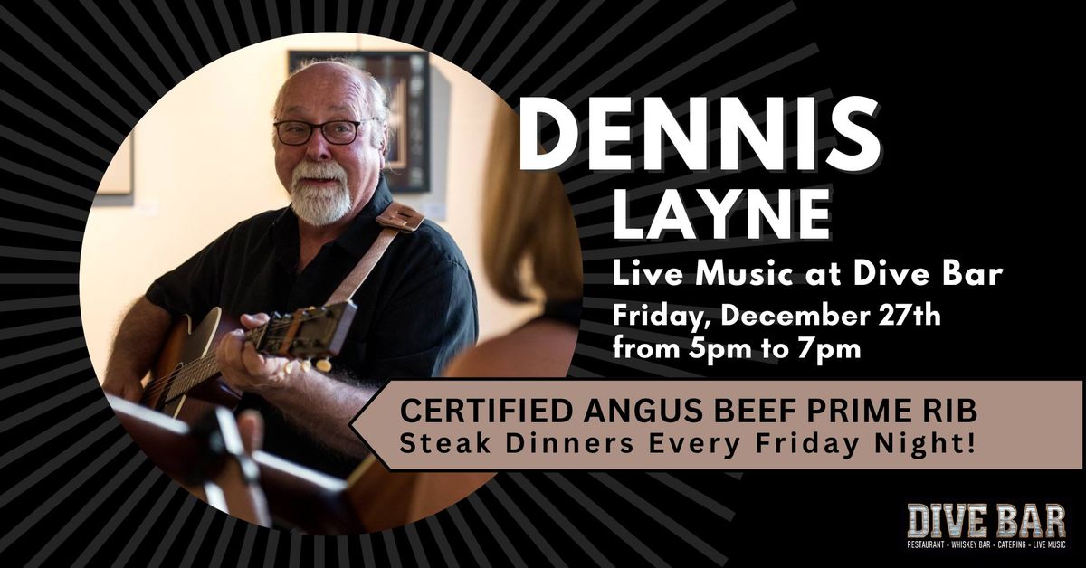 Dennis Layne at Dive Bar for Certified Angus Beef Prime Rib Night