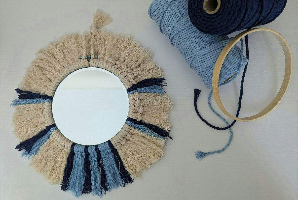 Make & Take -  Fringe Mirror Wall Decor