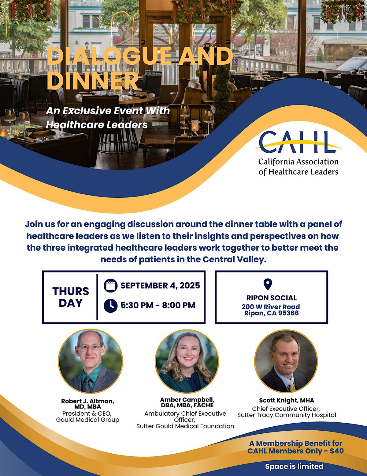 Dialogue and Dinner