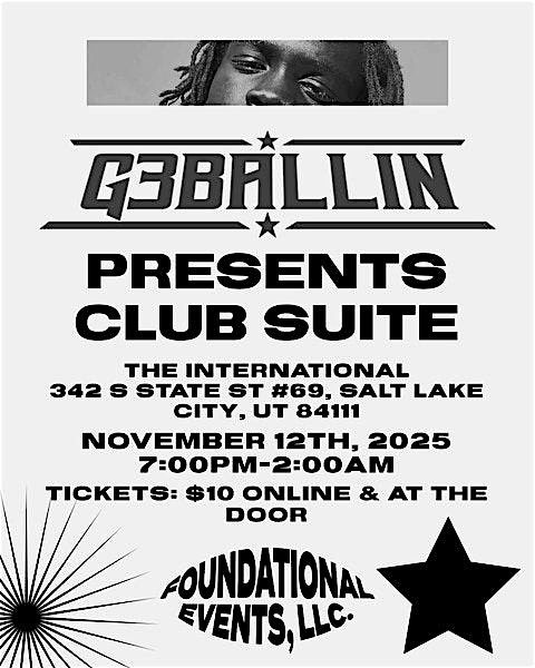 G3 Ballin presents Club Suite at International