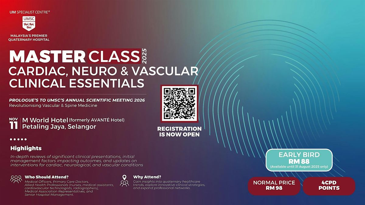 MASTERCLASS: CARDIAC, NEURO AND VASCULAR CLINICAL ESSENTIALS