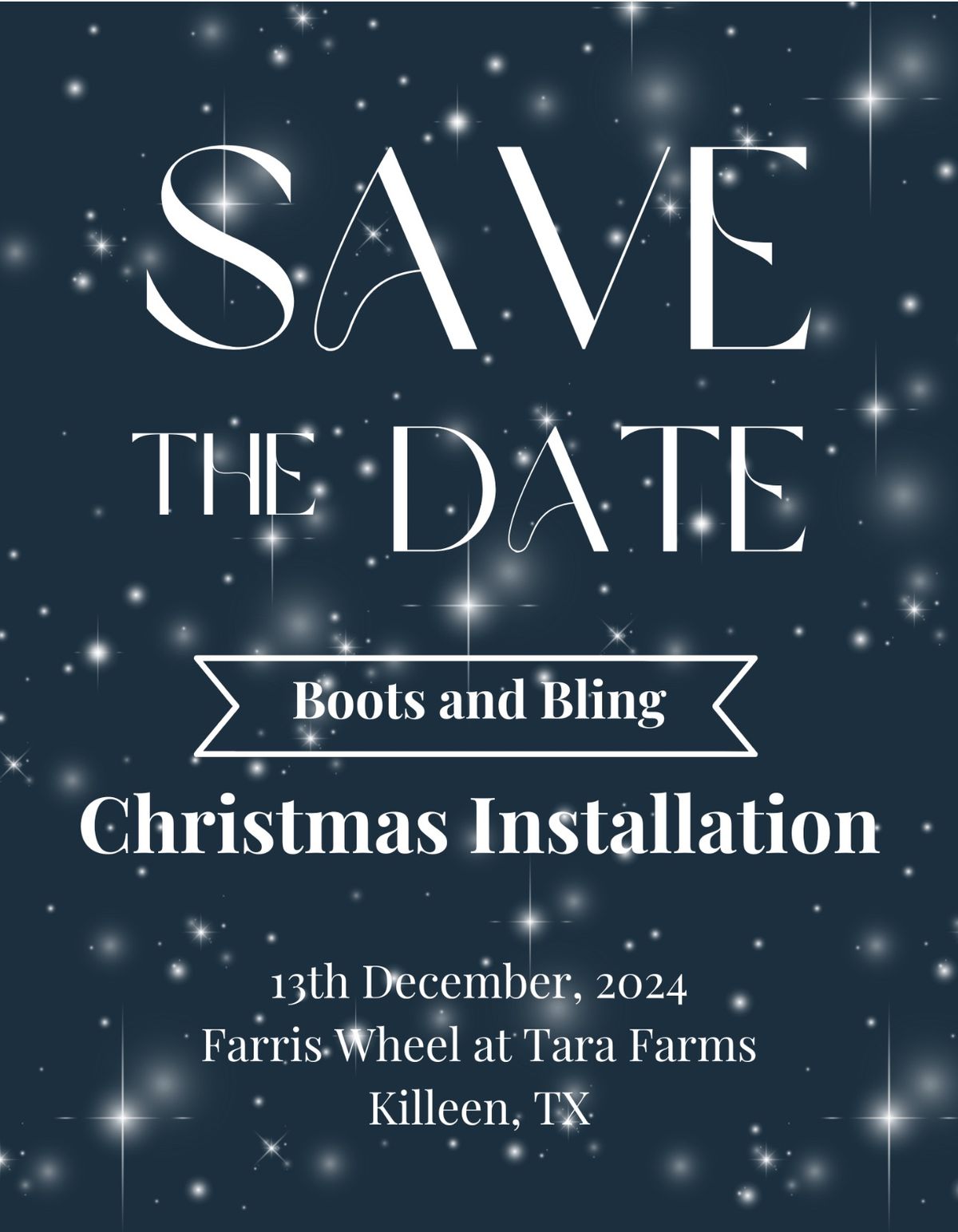 Boots & Bling Installation & Awards